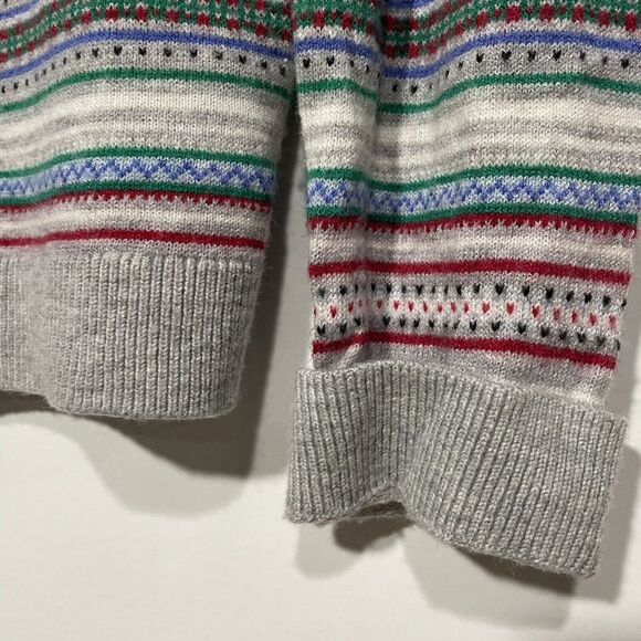 Talbots Button Up Cardigan Womens Medium Lambswool Luxury Timeless Boho Nautical - Picture 4 of 8